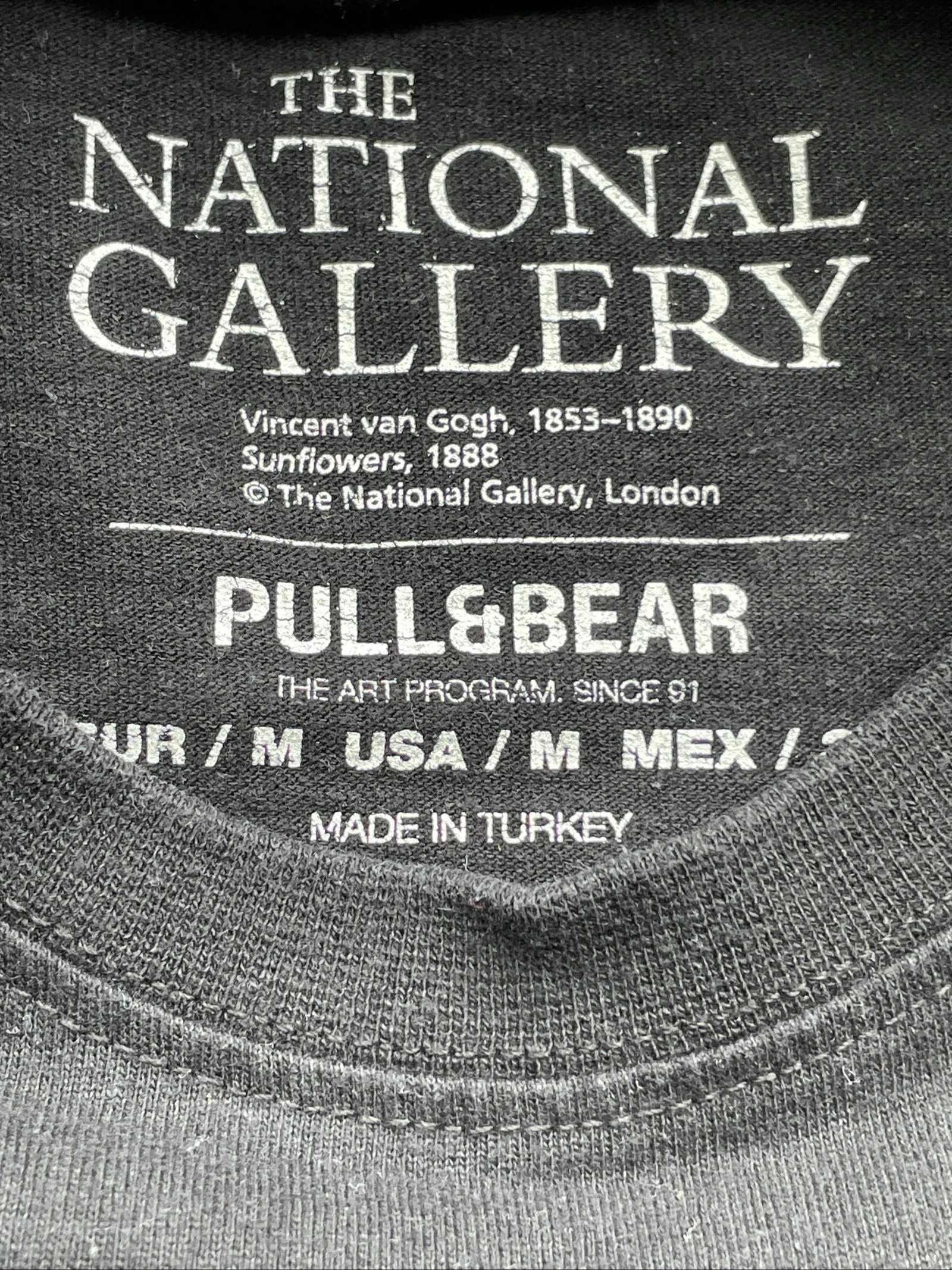 T-shirt Pull and bear noir taille M – photo 2